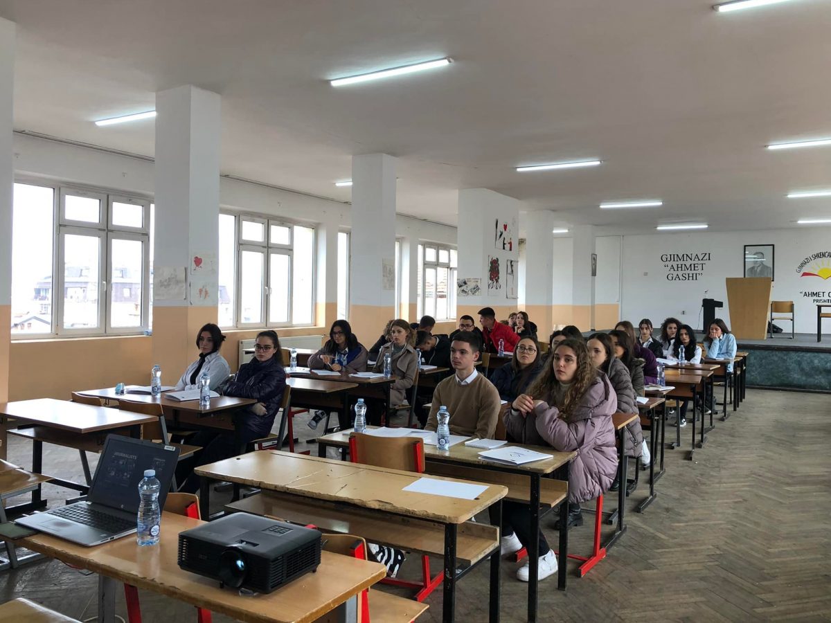 BIRN Kosovo Holds Third Training with High School Students in Prishtina
