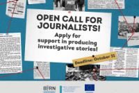 BIRN Invites Journalists: Apply for Grants for Investigative Stories