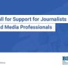 Call for Support for Journalists and Media Professionals: MIDWatch Fellowship