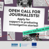 Open Call for Investigative Journalists: Apply Now!