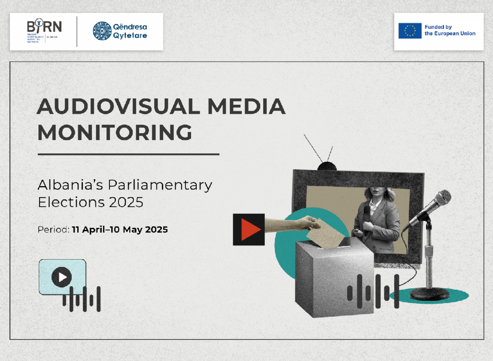 New BIRN Albania Report Reveals Imbalances in Audiovisual Media Coverage during 2025 Elections