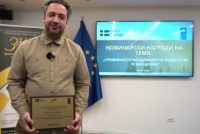 BIRN Alumnus Journalist Wins Environmental Award in North Macedonia