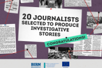 BIRN Awards Grants to 20 Journalists Through MOST Project