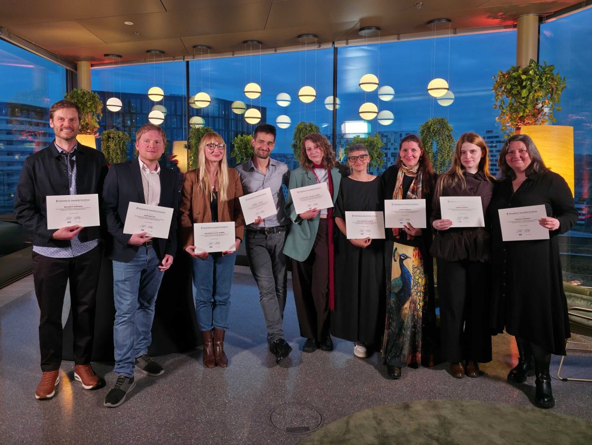 Winners of the Fellowship for Journalistic Excellence Announced in Vienna