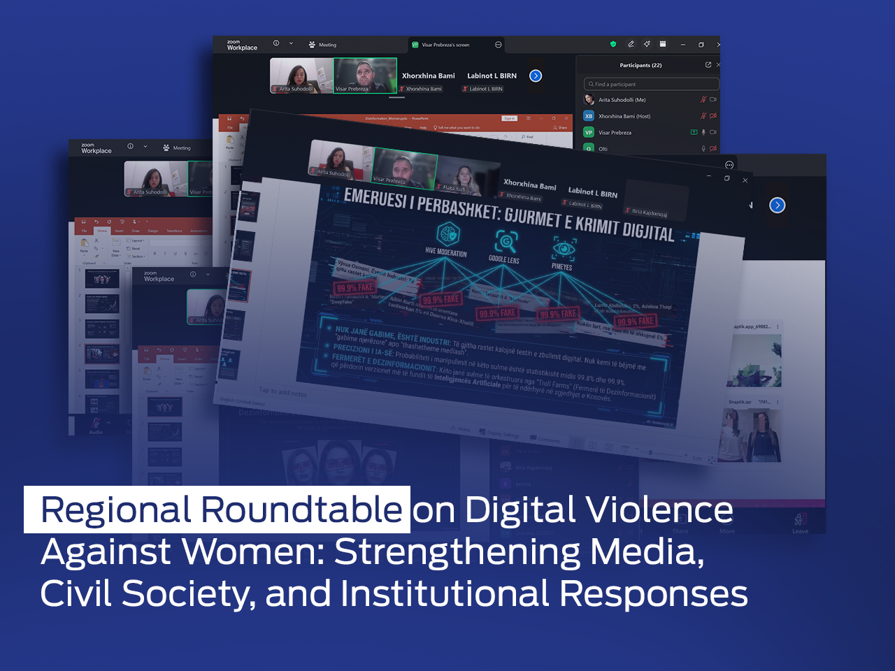 BIRN Kosovo Hosts Regional Roundtable on Digital Violence Against Women